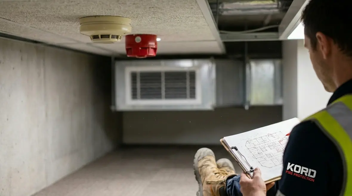 Commercial fire alarm design layout and detector planning