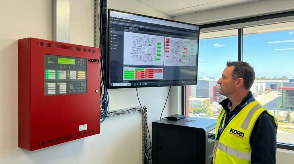 commercial fire alarm integration