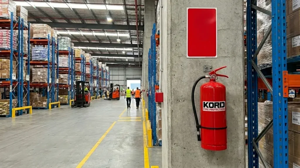 commercial fire extinguisher placement