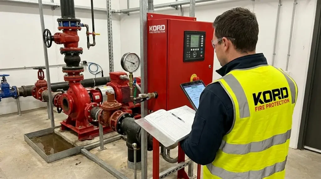 commercial fire pump maintenance