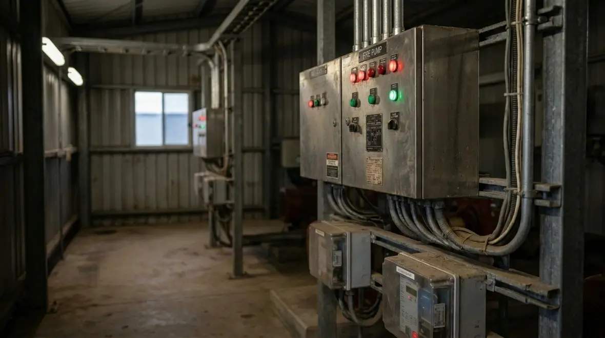 Commercial fire pump power infrastructure for Australian facilities