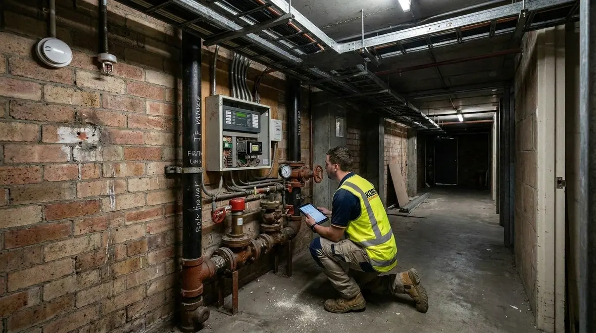 Warehouse detection and control planning for fire suppression systems