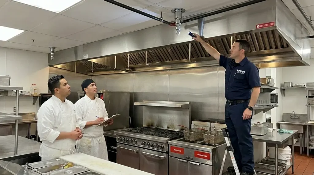 commercial kitchen fire suppression