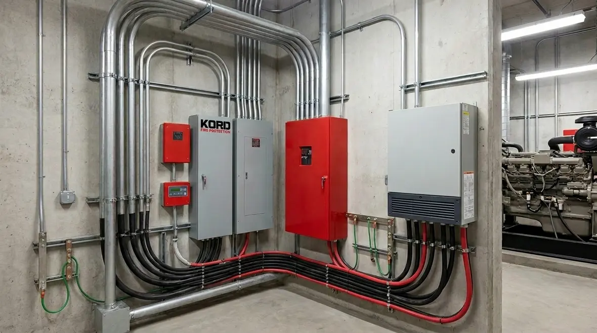 Commercial fire pump room electrical requirements in Australia