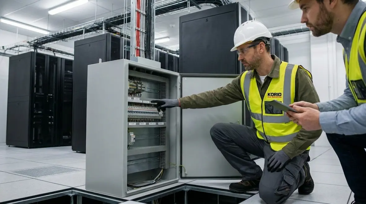 Data center fire suppression architecture with server racks in Australia