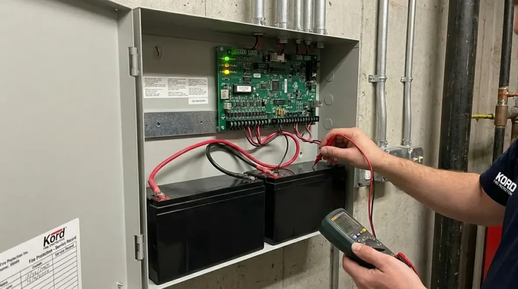 emergency fire alarm power backup