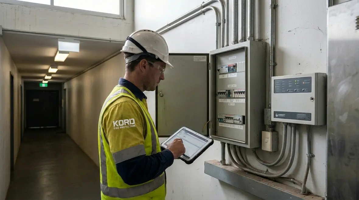 Emergency lighting commissioning and life safety coordination