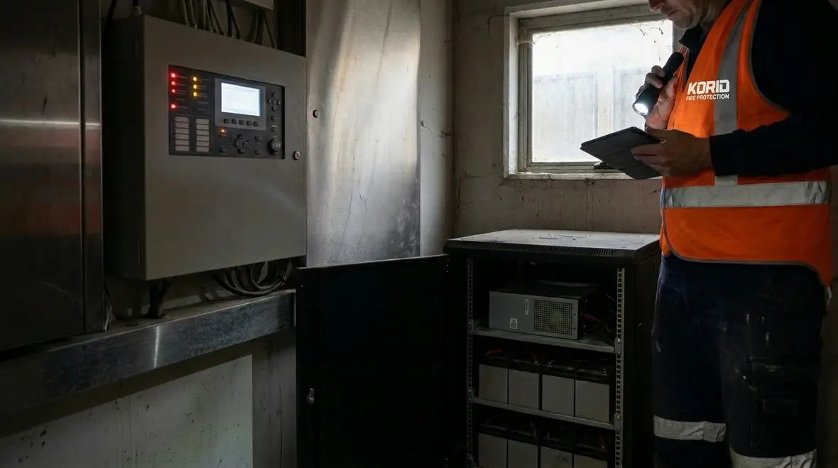 Emergency power fire safety systems equipment and controls
