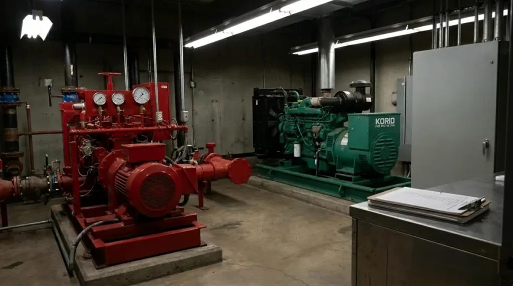 emergency power for fire pumps