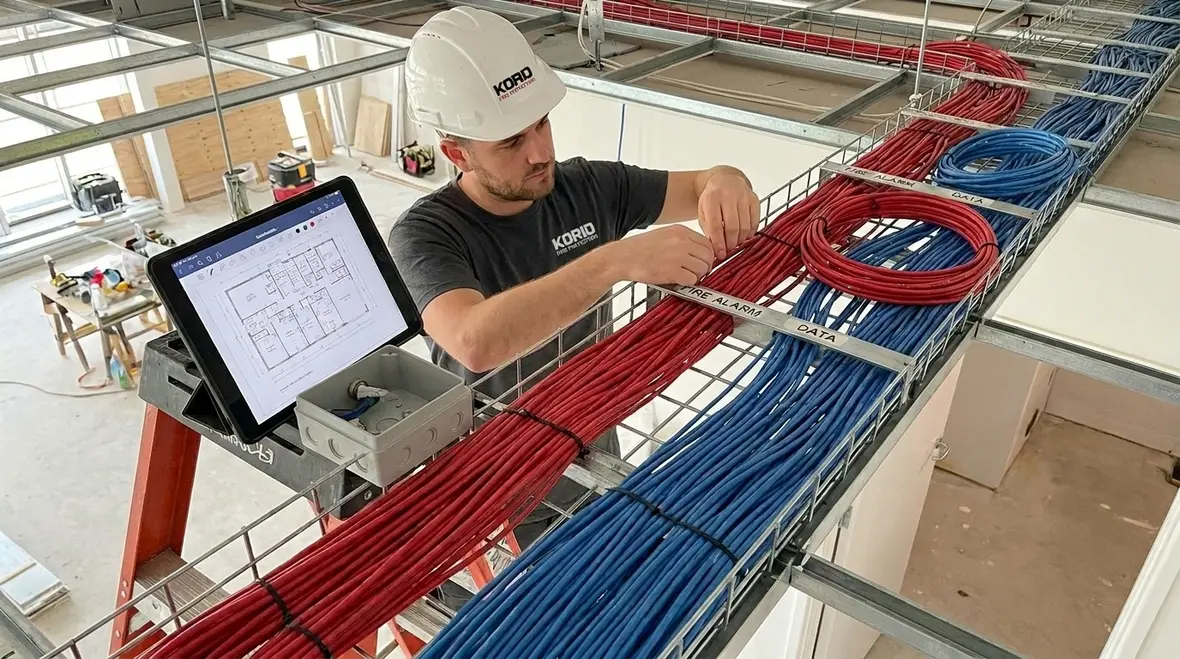 Commercial fire alarm cabling installation standards
