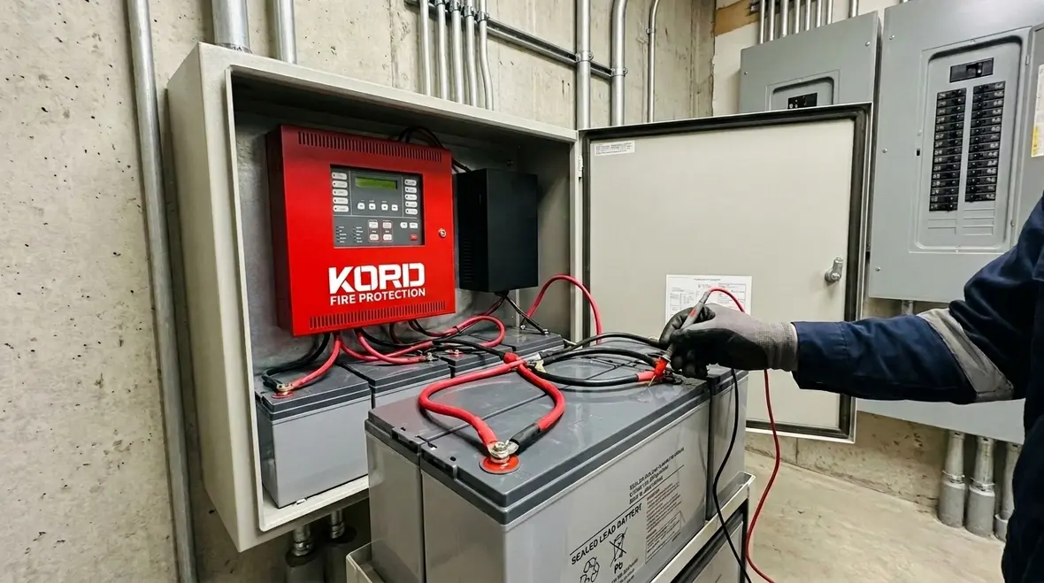Fire alarm power supply backup for Australian commercial sites