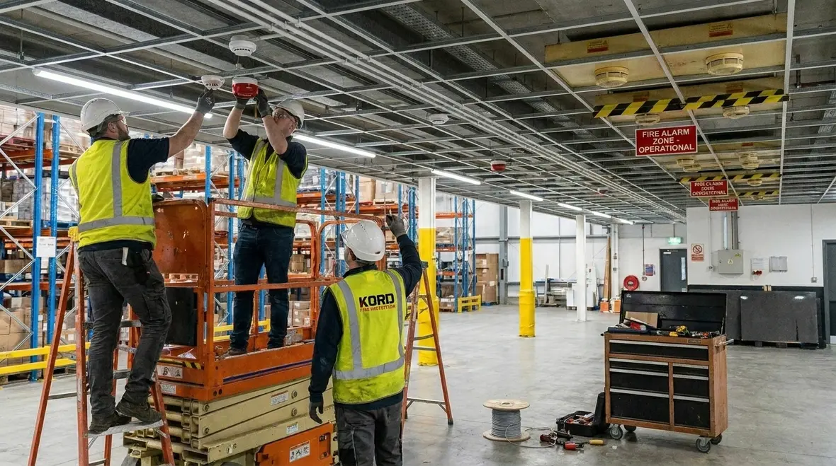 Fire alarm inspection identifying repeated system faults