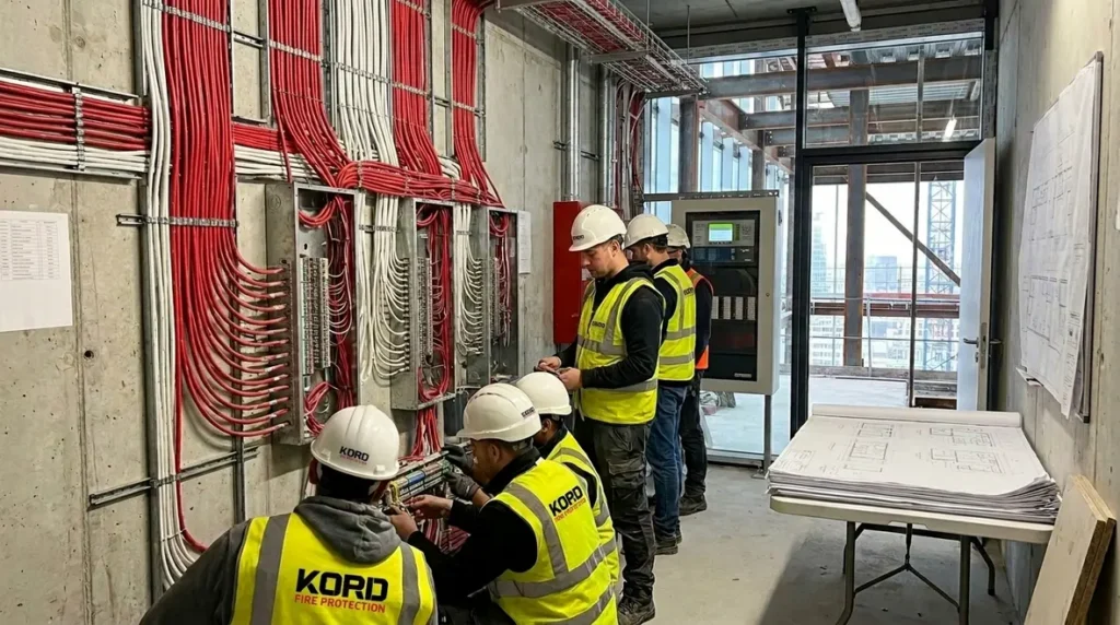 fire alarm wiring for high-rises