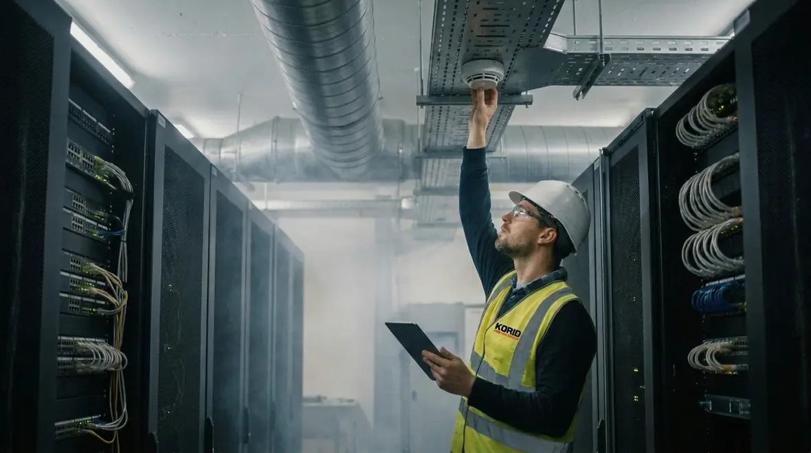 Data center fire protection planning and risk assessment