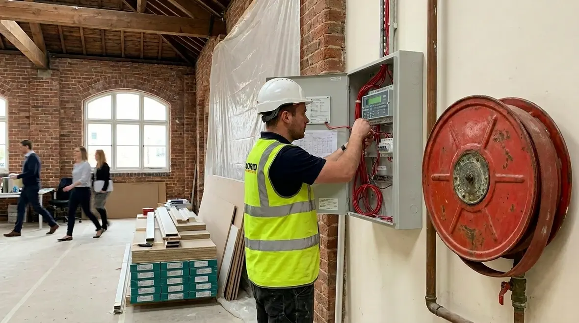 Fire protection infrastructure upgrades for historic buildings