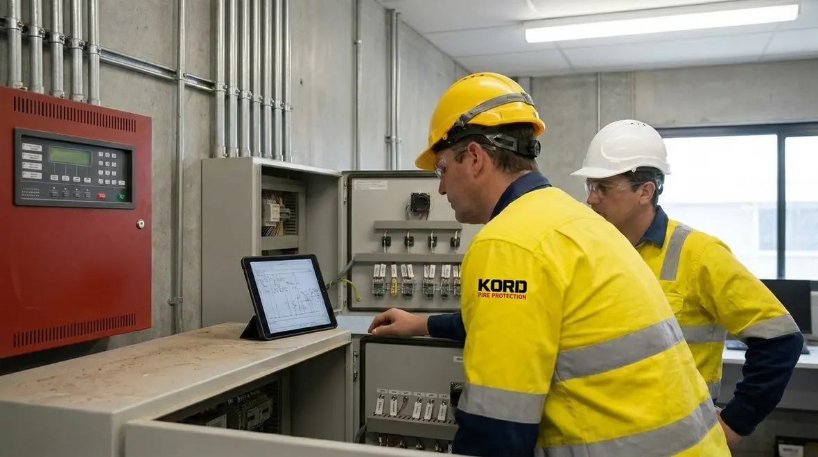 Fire protection system integration planning with electrical controls
