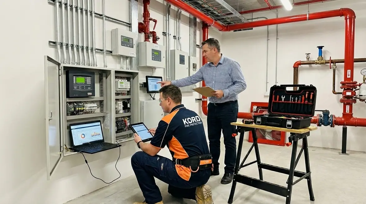 Fire protection system uptime in a commercial facility