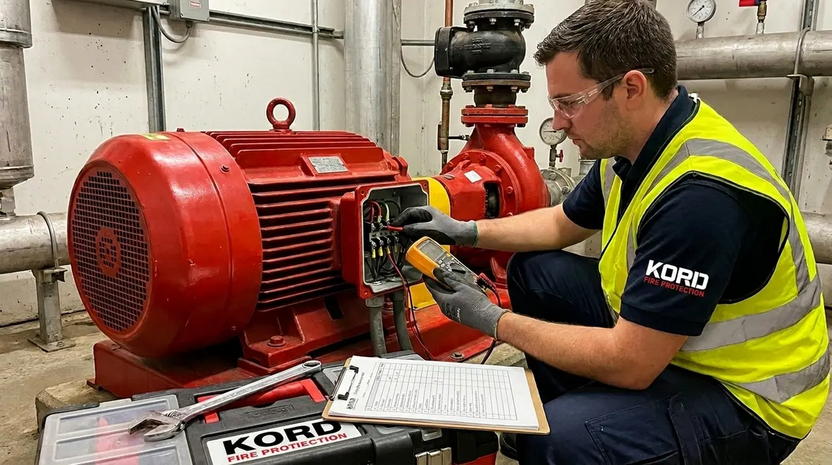 Fire pump motor maintenance featured image