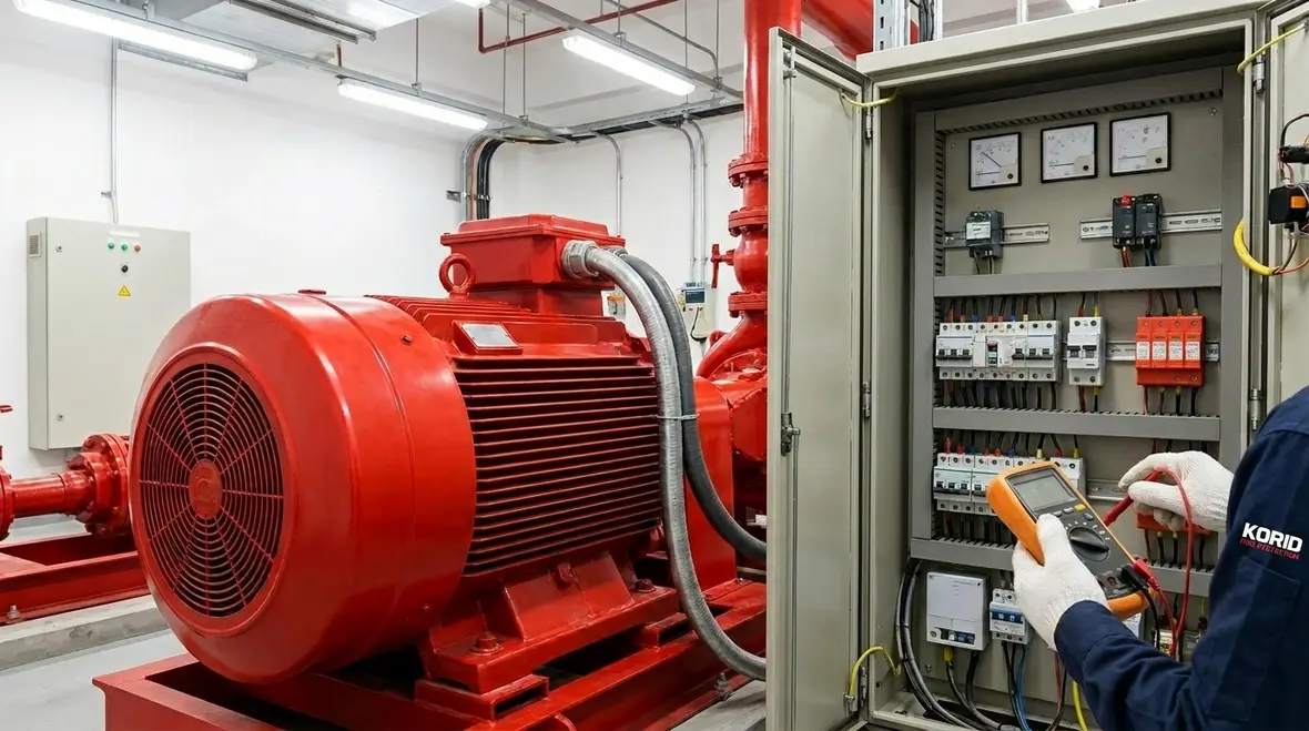 Fire pump motor protection methods to prevent electrical failures