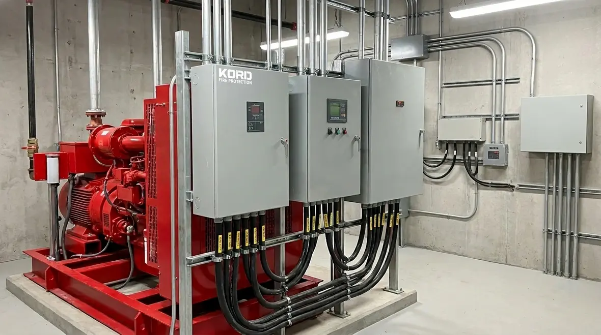 Fire pump room electrical infrastructure for reliable operation in Australia