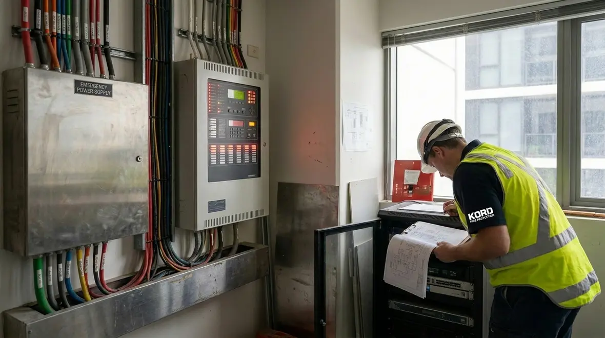 High-rise fire alarm electrical foundations and supervised wiring