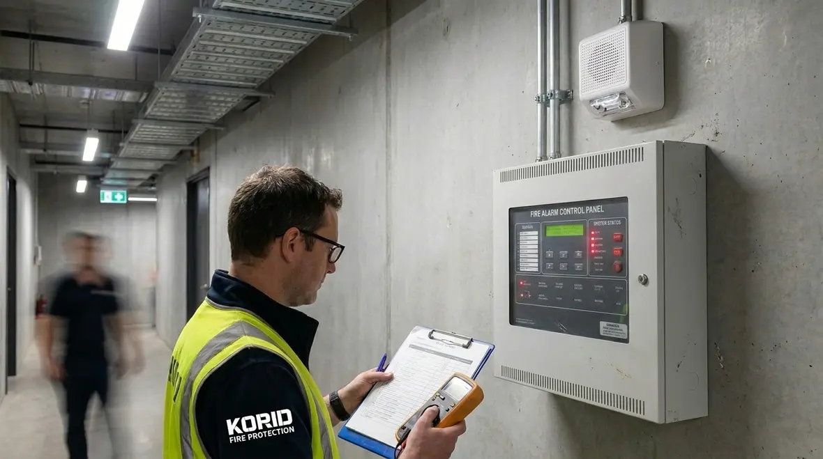 Commissioning and testing emergency power for fire protection systems