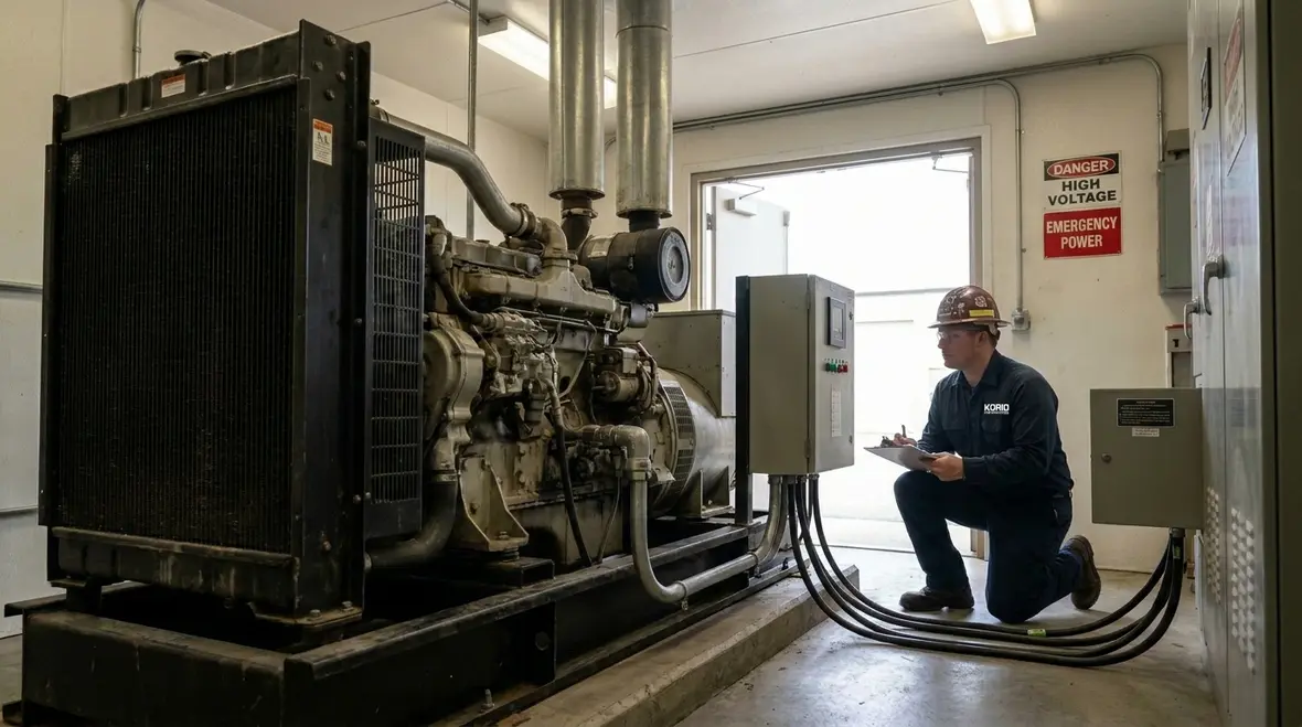 Transfer and distribution equipment for life safety emergency power