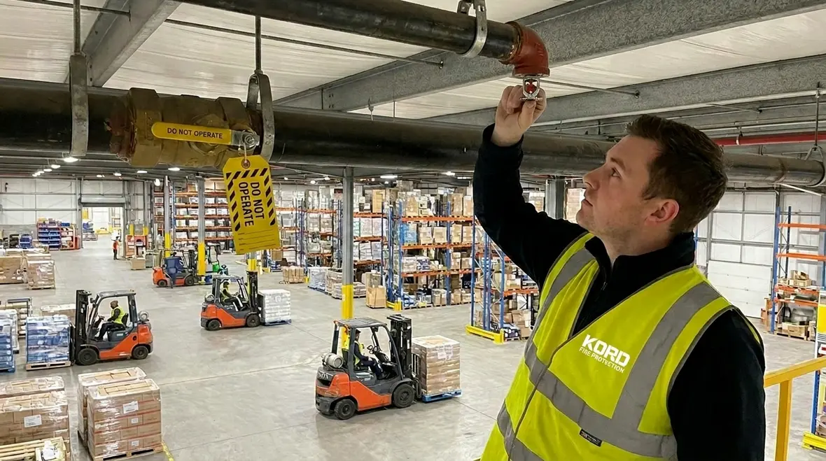 Fire sprinkler system damage prevention in an Australian commercial facility