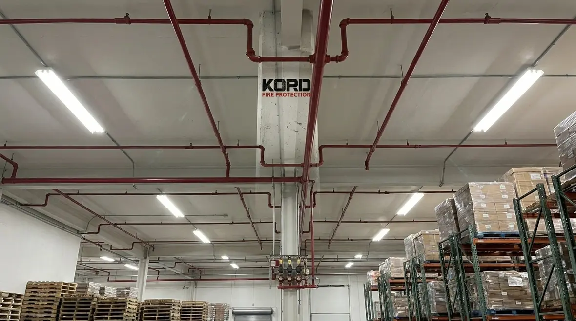 Fire sprinkler system zoning explained in a commercial facility