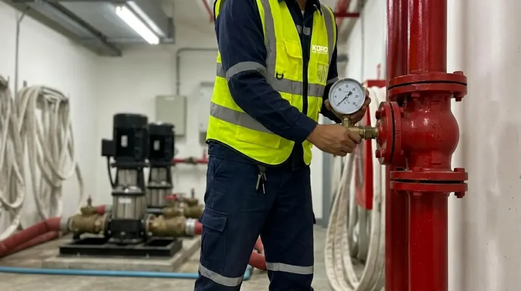 fire standpipe pressure testing