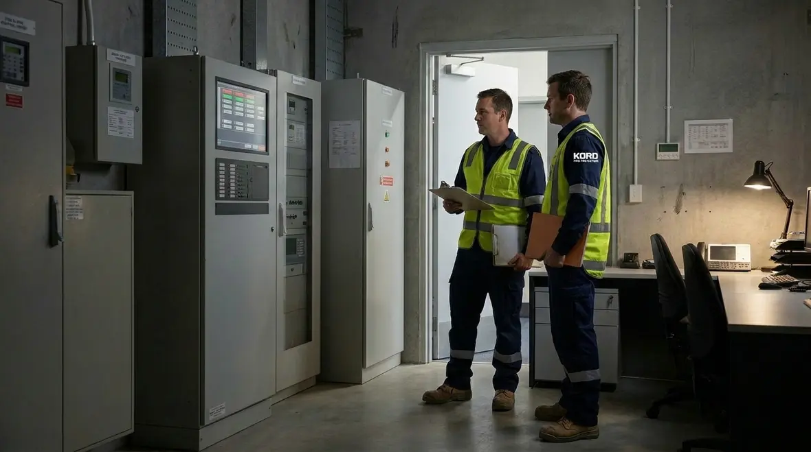 Pump room and wet environment electrical safety for fire suppression activation