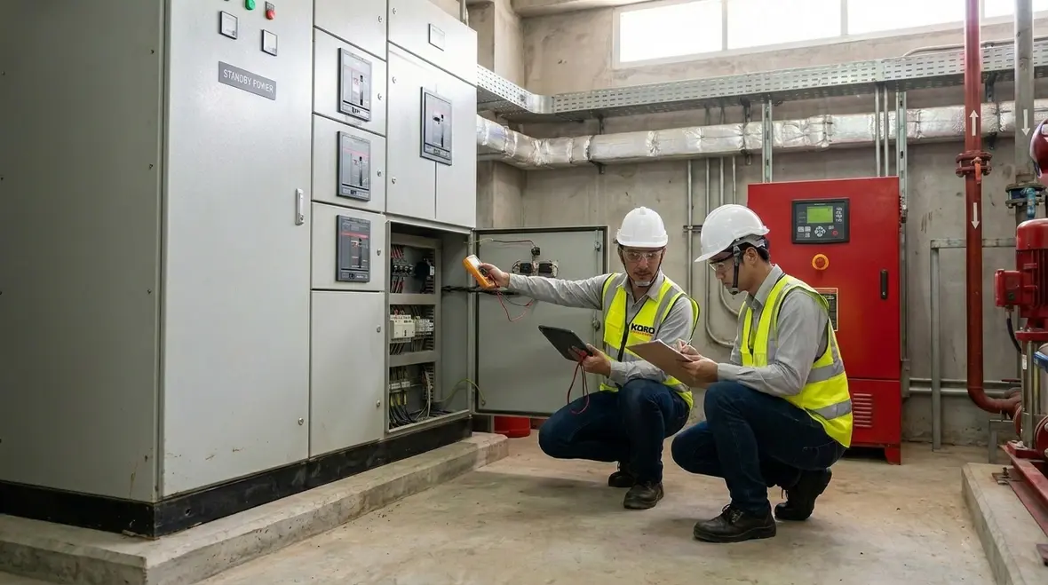 Commissioning automated standpipe systems in a high-rise facility