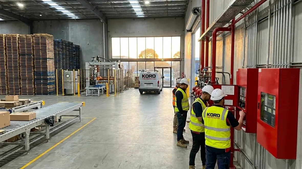 Industrial fire protection upgrades in Australia facility overview
