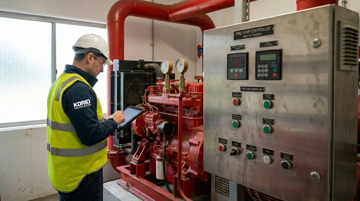 Industrial fire pump capacity calculations for a large facility
