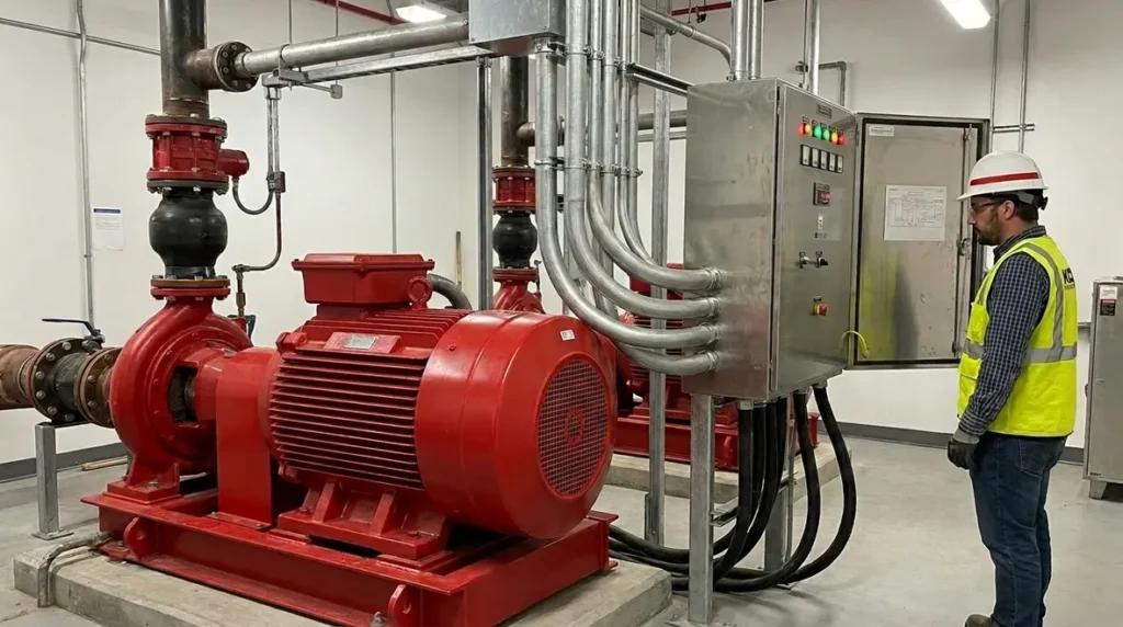 industrial fire pump power