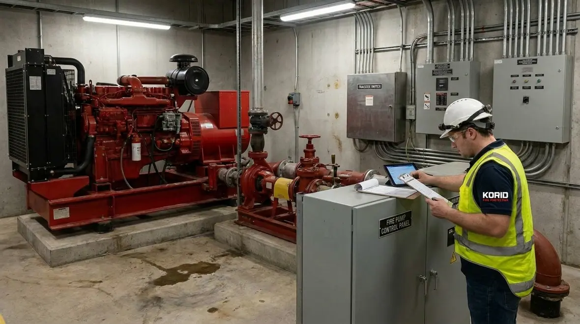 Electrical load calculation schedule for industrial fire suppression systems