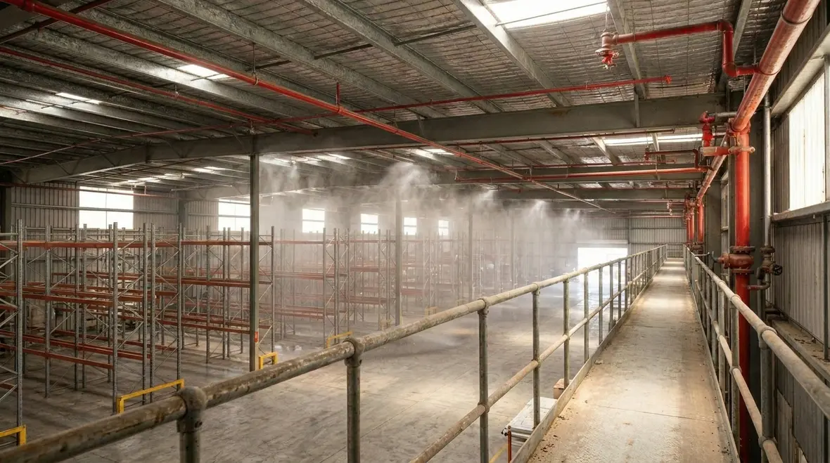 Industrial fire suppression planning review inside a large Australian facility