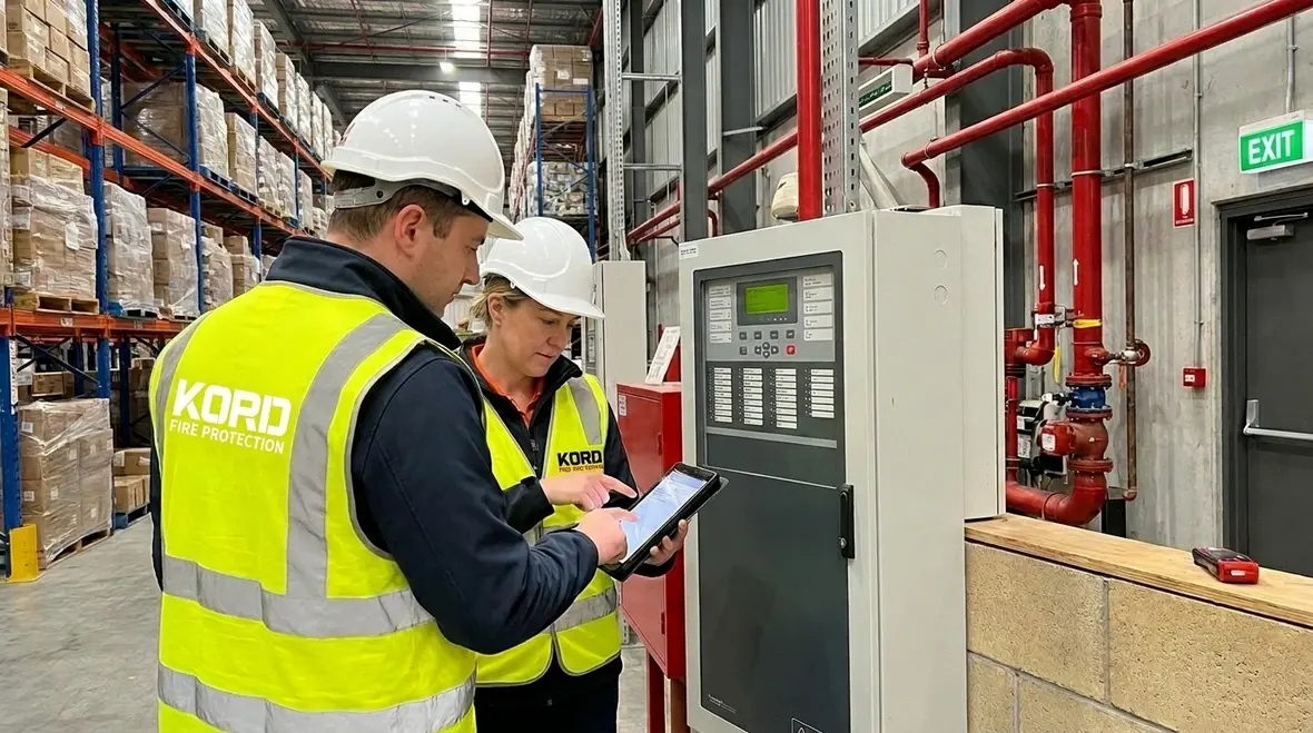 Industrial fire suppression safety planning in an Australian facility