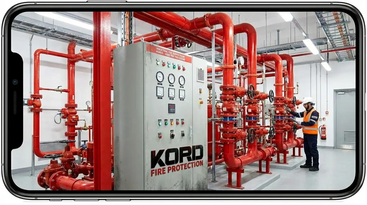 Industrial fire suppression power and system redundancy design