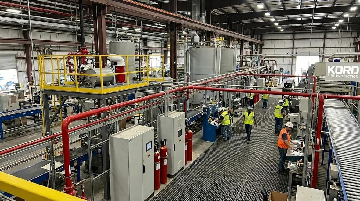 Industrial Fire Suppression System Design with Kord