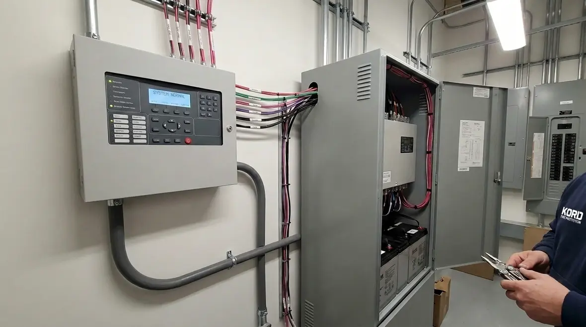 Integrated fire alarm power solutions for consistent power