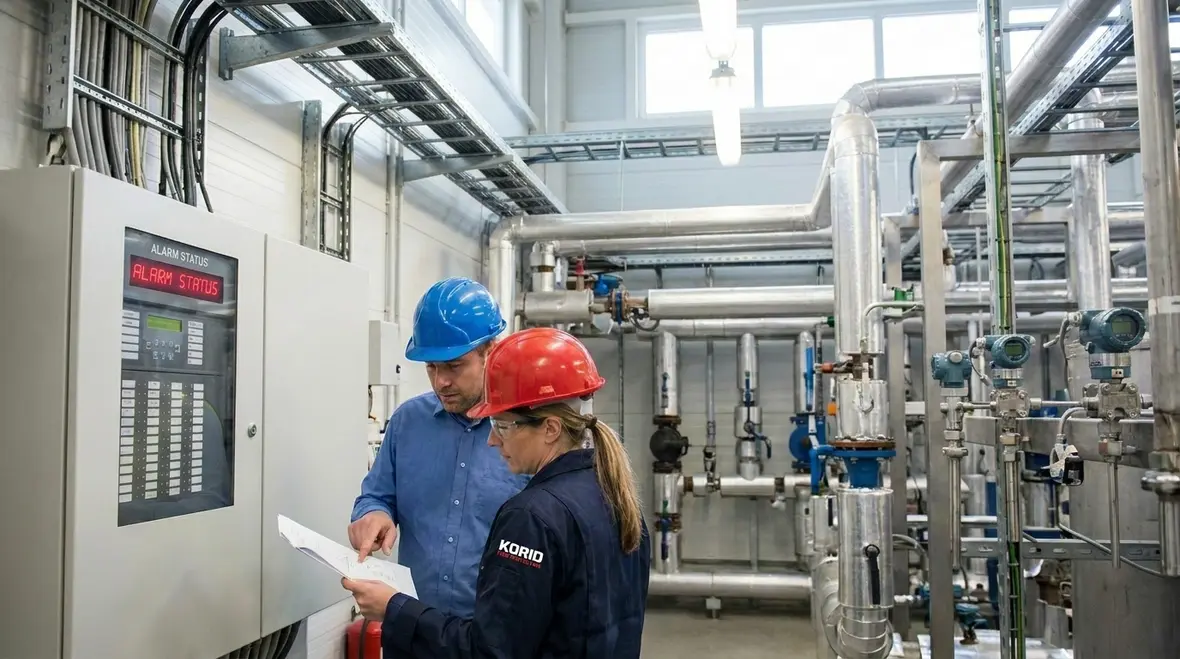 Fire protection planning linked to process material and energy balances