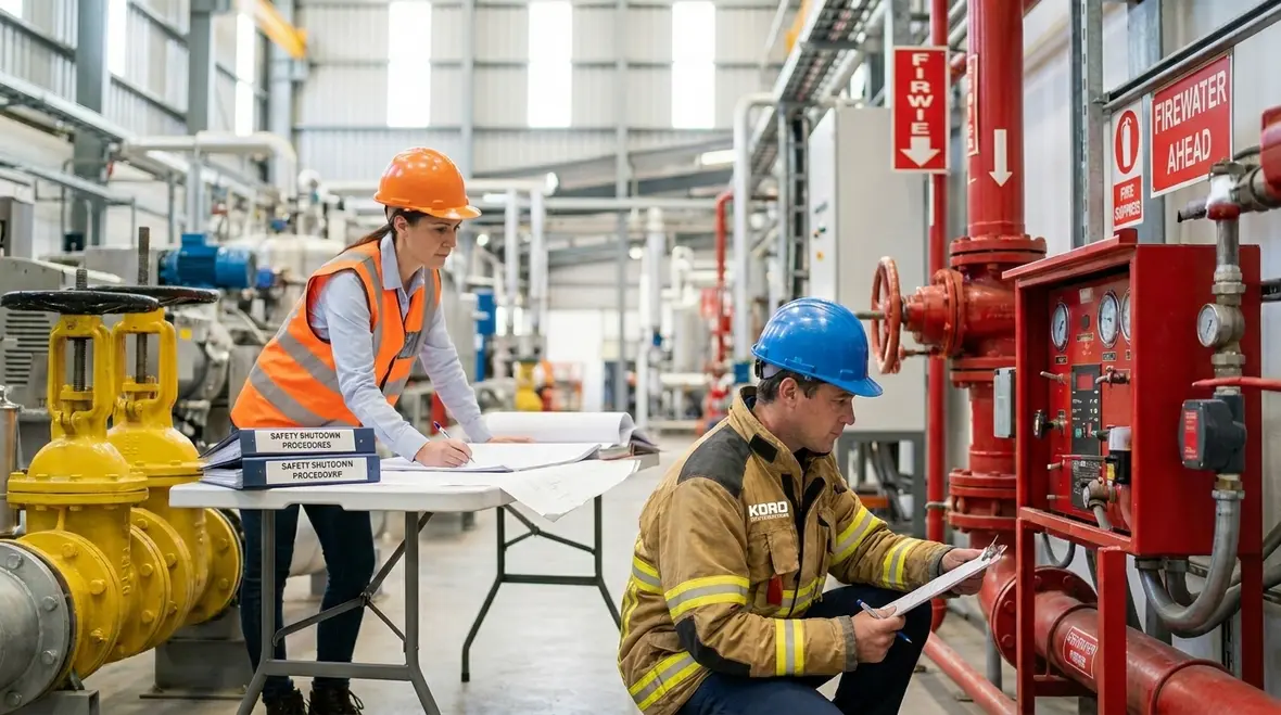 Facility walkdown validating reconstructed process safety information