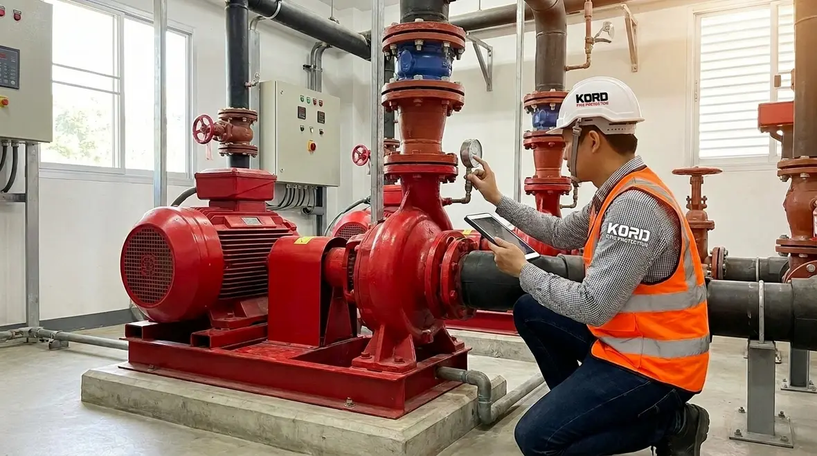 Preventive maintenance for fire pumps routine checks