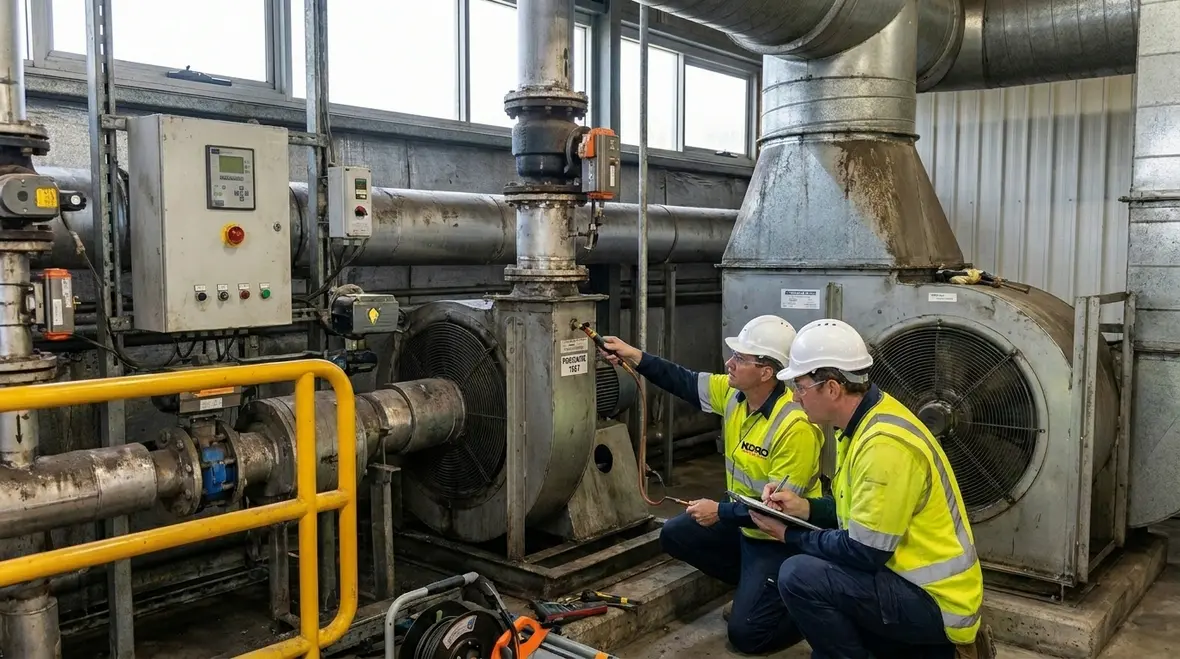 Pressure relief sizing and airflow balance in a commercial ventilation system