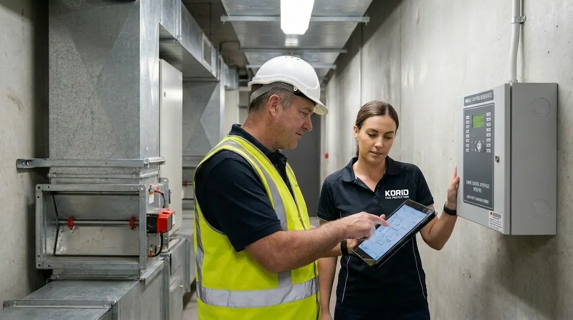 Coordinated fire protection and ventilation design review for Australian facilities