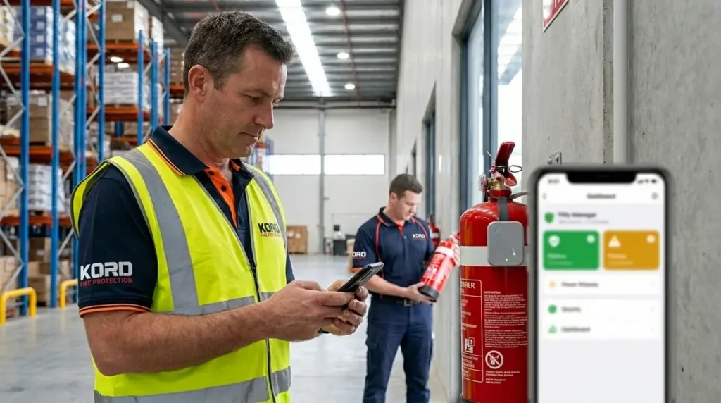 smart fire extinguisher monitoring