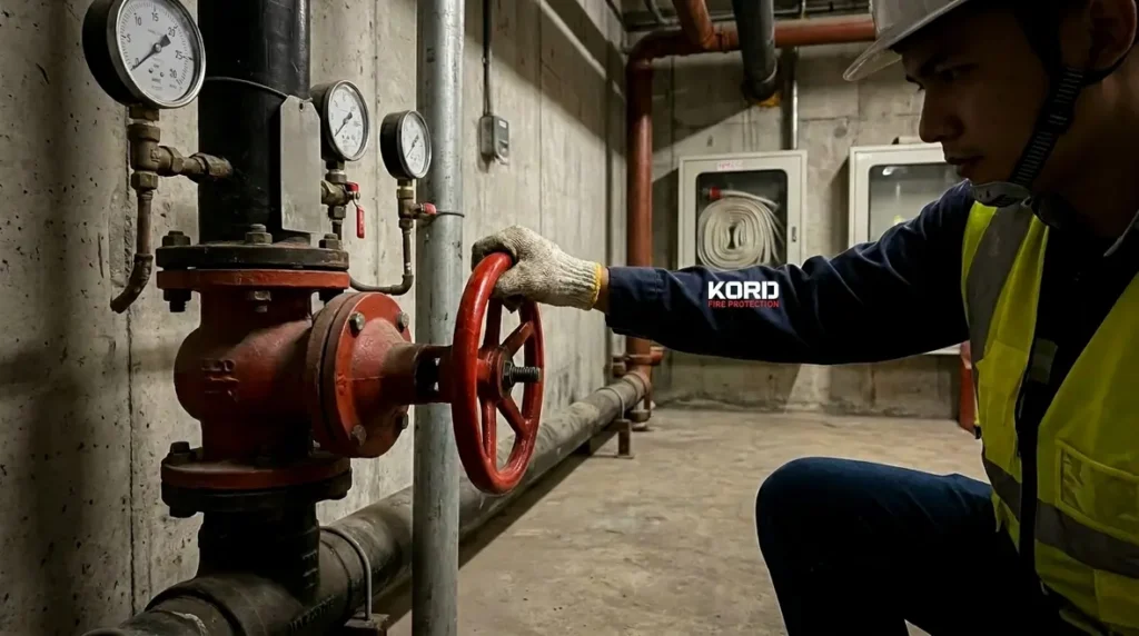 standpipe system control valve operation