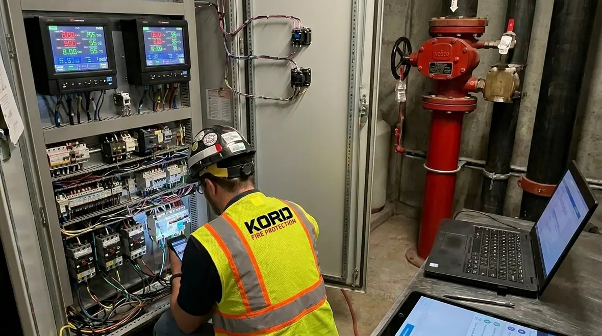 Standpipe system electrical monitoring for high rise reliability