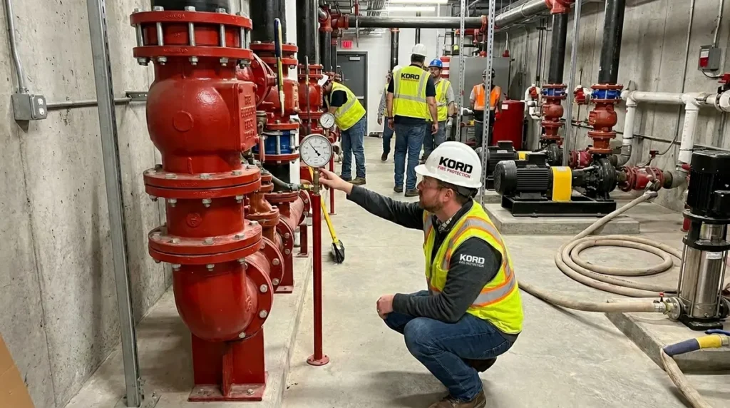 standpipe system hydraulic pressure